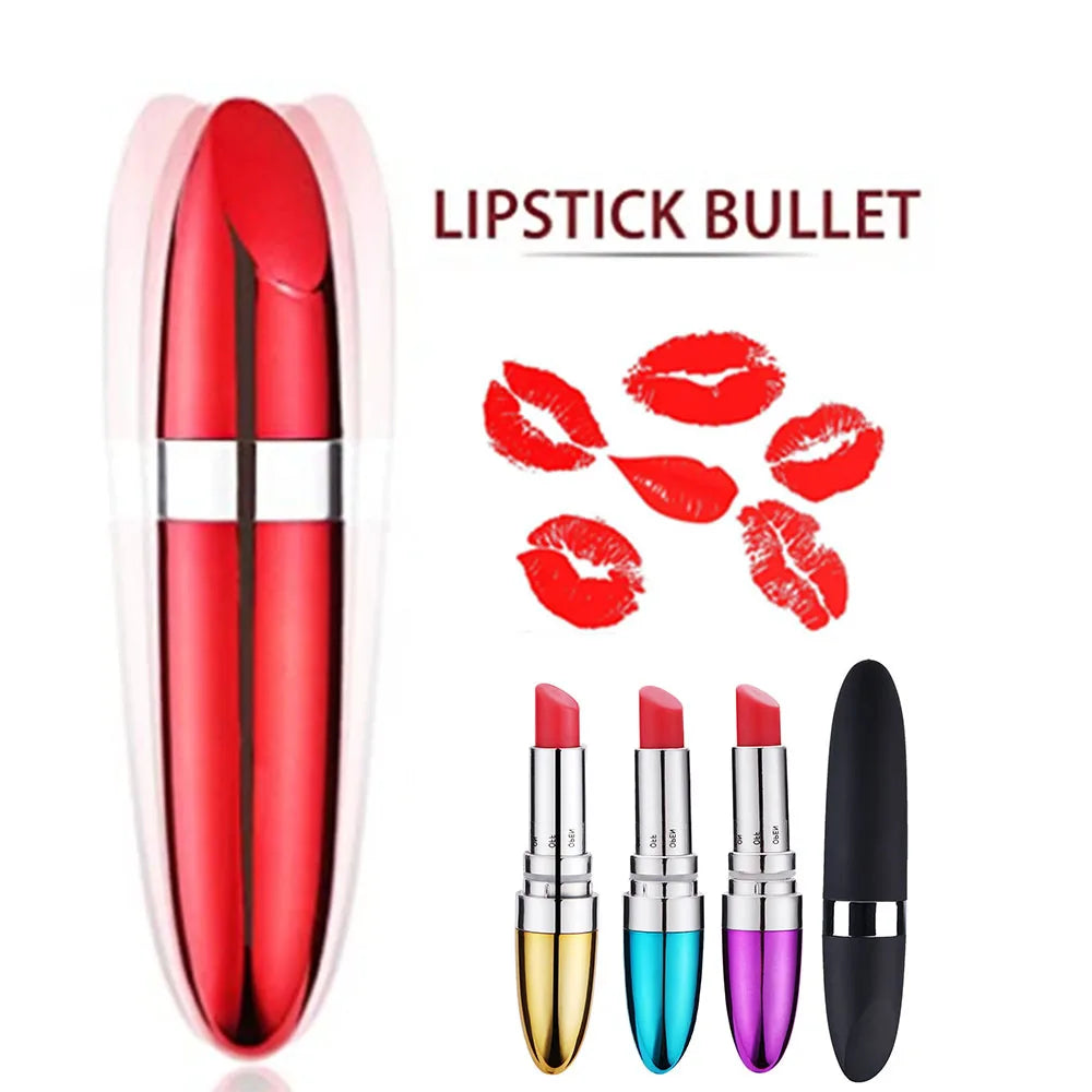 Mini Lipstick Vibrator Powerful G-Spot Clitoral Stimulation Discreet Vibrate Sex Toy Bullet Masturbation Adult