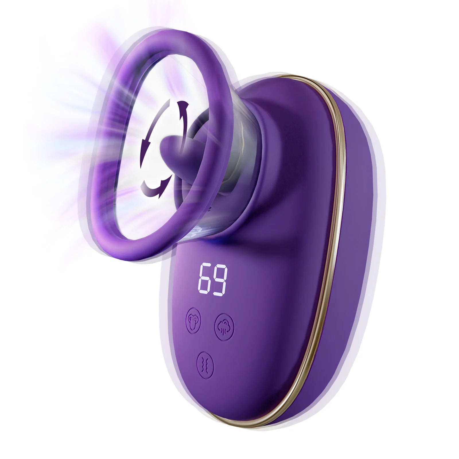 3 in 1 Vacuum Licking Vibrator for Women G Spot Massager Clitoris Stimulator Nipple Sucker Thrusting Dildo Sex Toys for Adult
