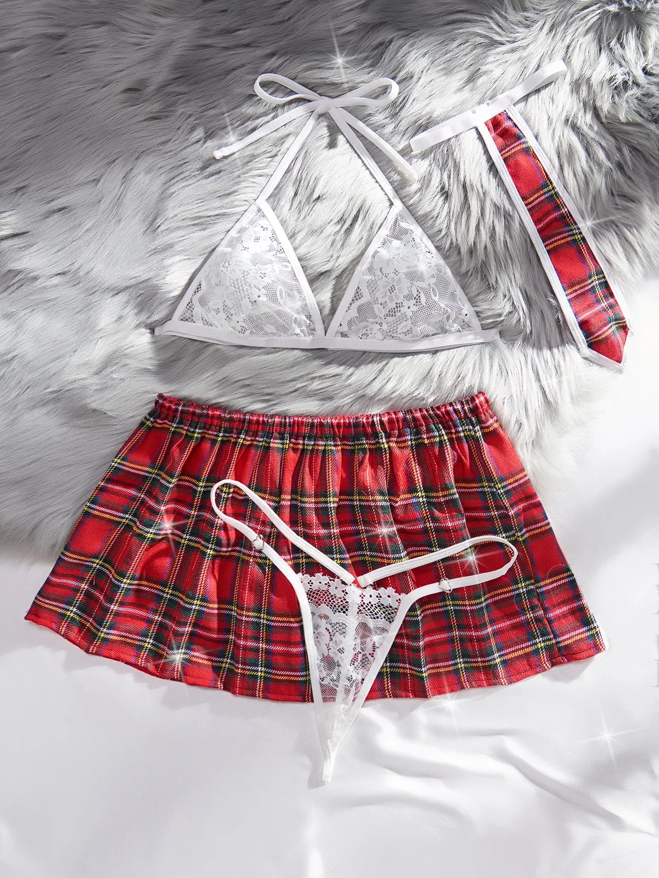 Erotic Sexy Student Uniform Bra and Panty Set Underwear Transparent Bra Exotic Sets Sexy Thong Woman Porn Lingerie Women Set